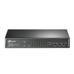 Switch-TP-LINK-Desktop-pedestal-9x10Base-T - 100Base-TX-PoE+ ports 8-TL-SF1009P