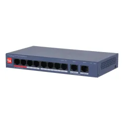 Switch-DAHUA-DH-CS4010-8ET2GT-110-Switch layer L2-8xRJ-45 ports-RJ-45 Ports Type Fast Ethernet ,10-100,-2xGigabit Ethernet