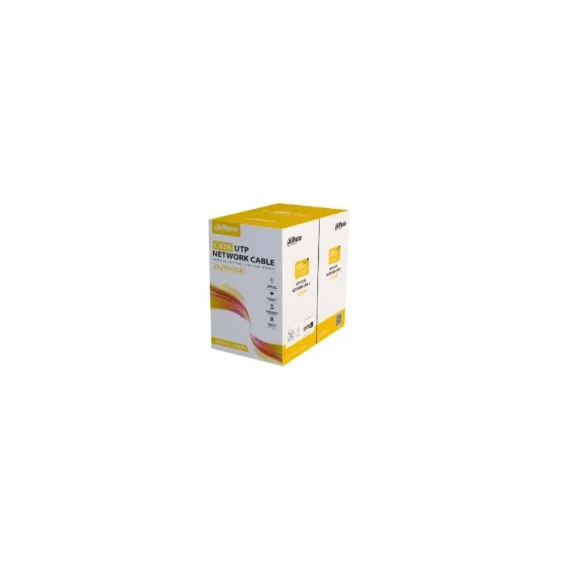 Cable cat6 utp 305m black-pfm920-6un dahua