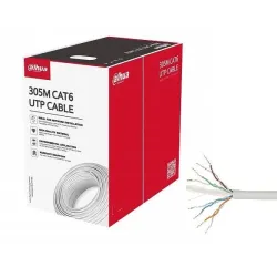 Cable cat6 utp 305m white-pfm920i-6un-c dahua