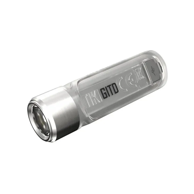 Flashlight t series 300 lumens-tiki gitd blue nitecore