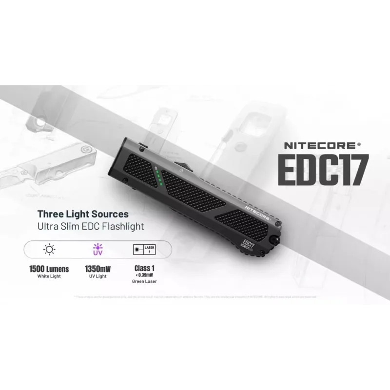 Flashlight edc series-edc17 eu ,class 1, nitecore