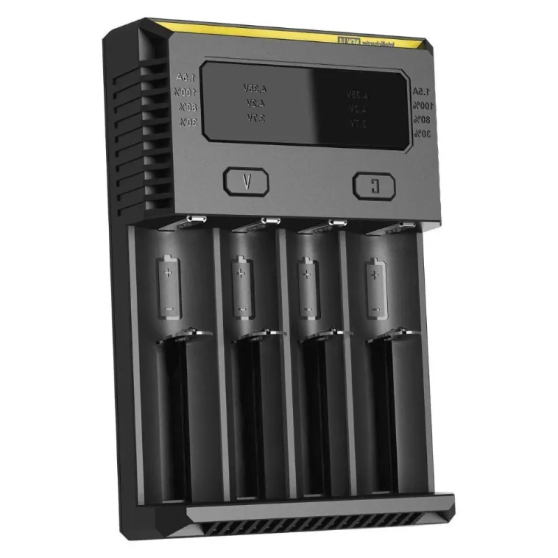 Battery charger 4-slot-intellicharger new i4 nitecore