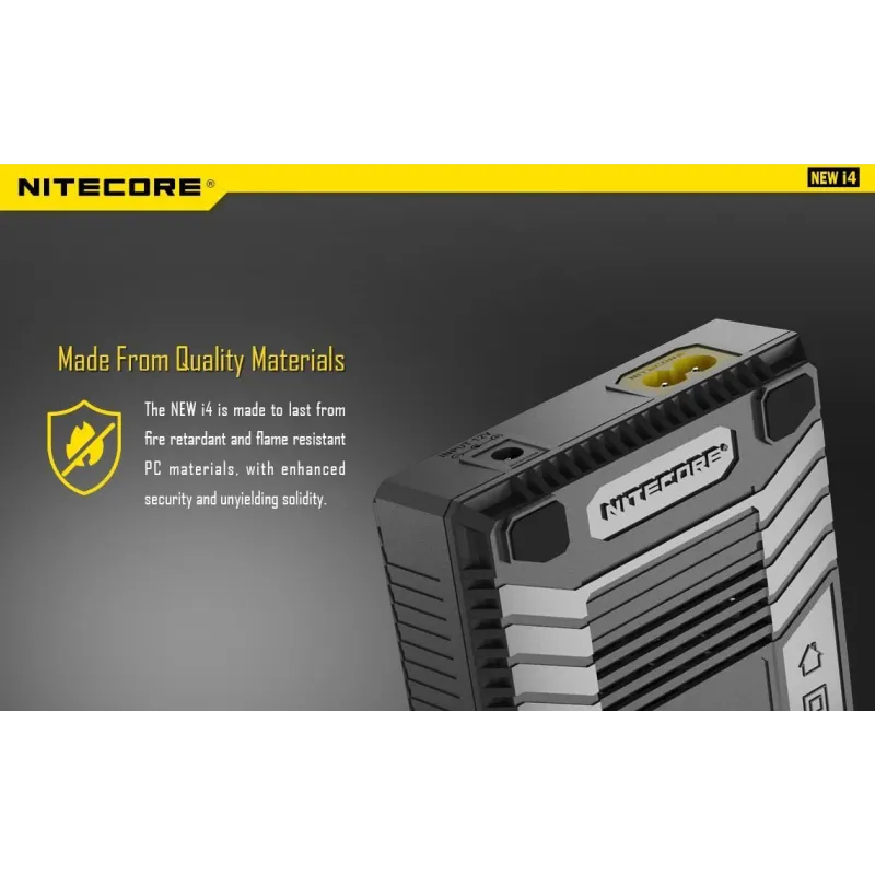Battery charger 4-slot-intellicharger new i4 nitecore
