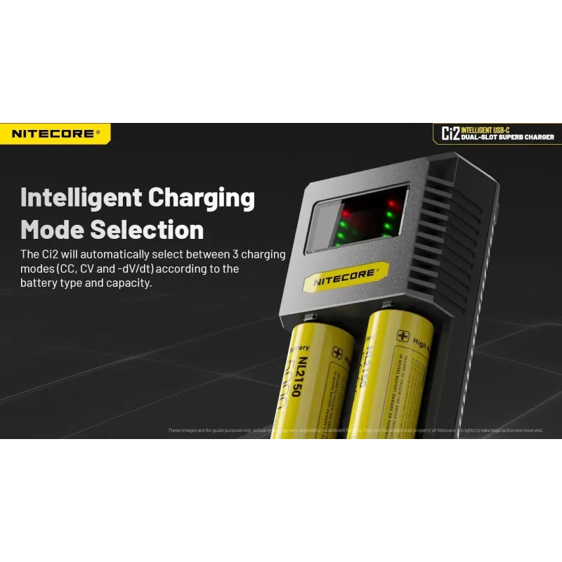 Battery charger 2-slot-ci2 nitecore