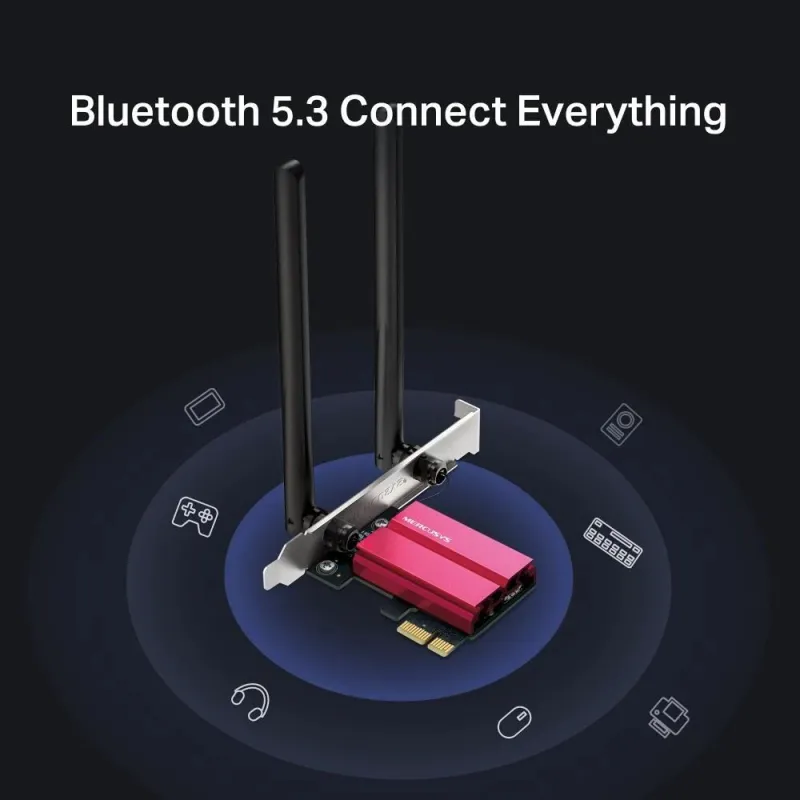 Wrl adapter 5400mbps-blueth5.3-ma86xe mercusys