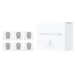 Vacuum Cleaner Accessory-ROBOROCK-Disposable Dust Bag 6pcs-White-For OC0-Q70+-Q70 Max+-OC5-Q75+-Q75 Max+-Q55+-O35-S75 MaxV