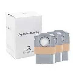 Vacuum Cleaner Accessory-ROBOROCK-Disposable Dust Bag 3-pack-White-For OC0-Q70+-Q70 Max+-OC5-Q75+-Q75 Max+-Q55+-O35-S75 MaxV