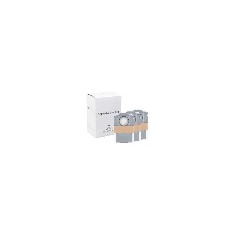 Vacuum Cleaner Accessory-ROBOROCK-Disposable Dust Bag 3-pack-White-For OC0-Q70+-Q70 Max+-OC5-Q75+-Q75 Max+-Q55+-O35-S75 MaxV