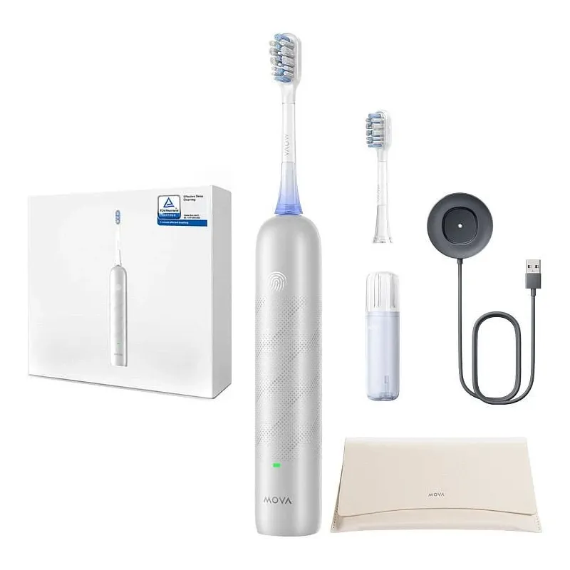 Electric toothbrush-fresh pro silver atb15a s mova