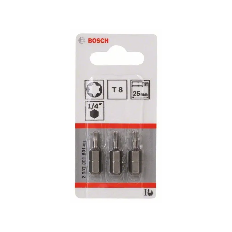 Screwdriver bit torx 8 3 pcs eh 25 mm