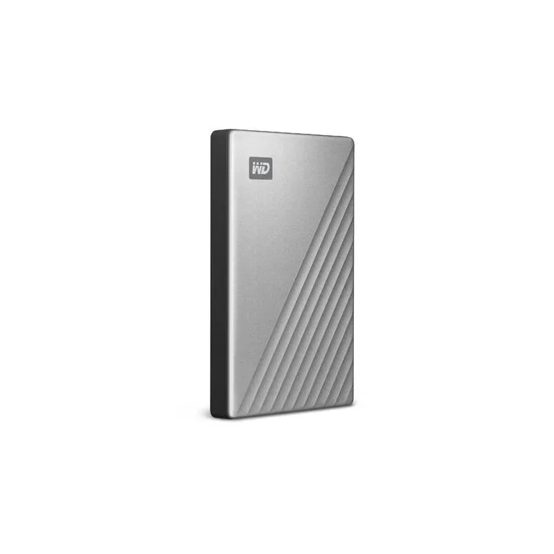 External HDD-WESTERN DIGITAL-My Passport Ultra-2TB-USB 3.0-USB-C-Colour Silver-WDBC3C0020BSL-WESN