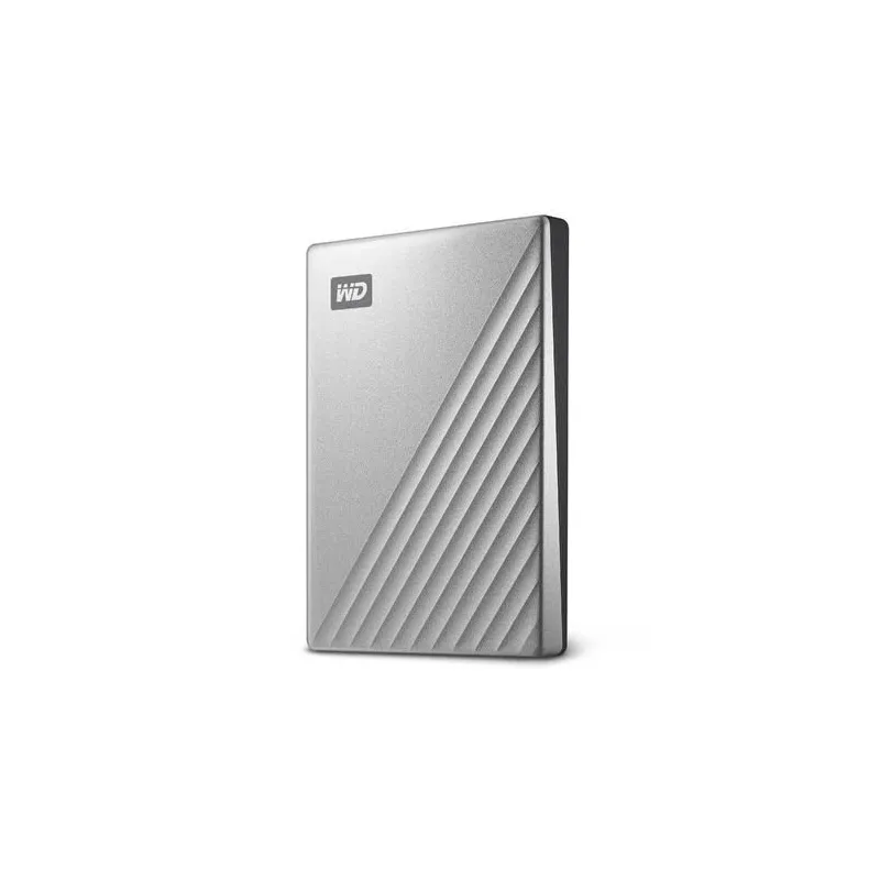External HDD-WESTERN DIGITAL-My Passport Ultra-2TB-USB 3.0-USB-C-Colour Silver-WDBC3C0020BSL-WESN