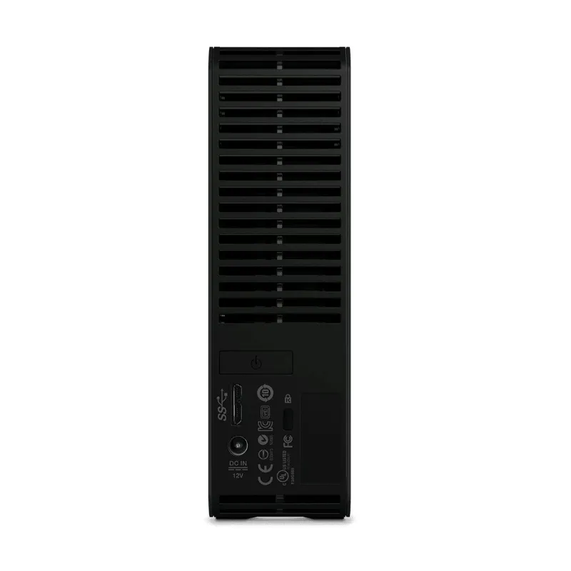 External HDD-WESTERN DIGITAL-Elements Desktop-12TB-USB 3.0-Drives 1-Black-WDBWLG0120HBK-EESN