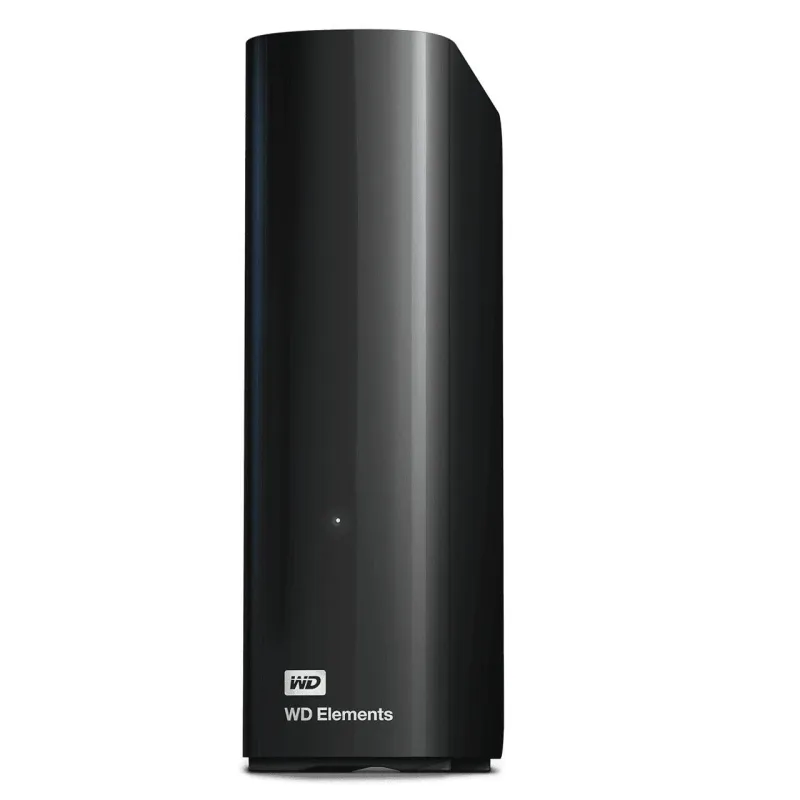 External HDD-WESTERN DIGITAL-Elements Desktop-12TB-USB 3.0-Drives 1-Black-WDBWLG0120HBK-EESN