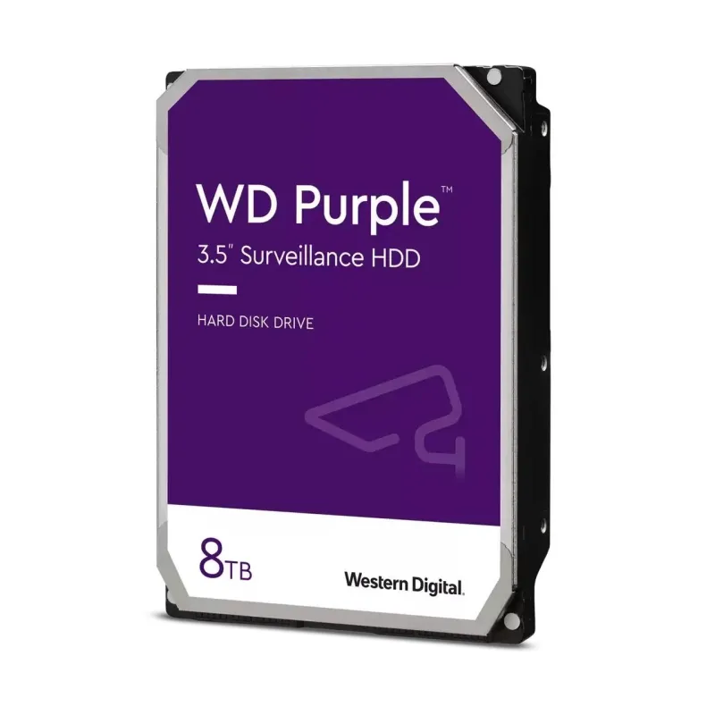 Western Digital Surveillance Hard Drive - Purple Surveillance WD85PURZ - 5640 RPM - 8000 GB