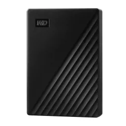 External HDD-WESTERN DIGITAL-My Passport-6TB-USB 2.0-USB 3.2-Colour Black-WDBR9S0060BBK-WESN