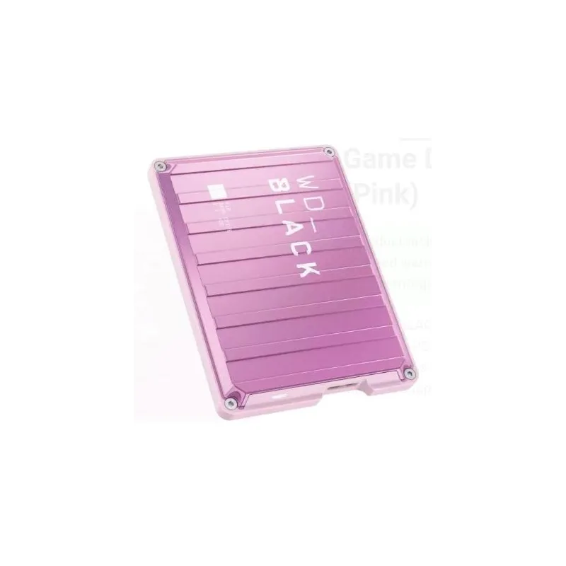 External HDD-WESTERN DIGITAL-P10 Game Drive-WDBA2W0020BPK-WESN-2TB-USB 3.2-Colour Pink-WDBA2W0020BPK-WES1