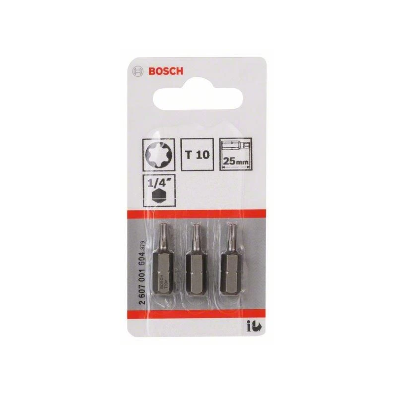Torx uzgalis T10, l 25mm 3 gab,īpaši cieti