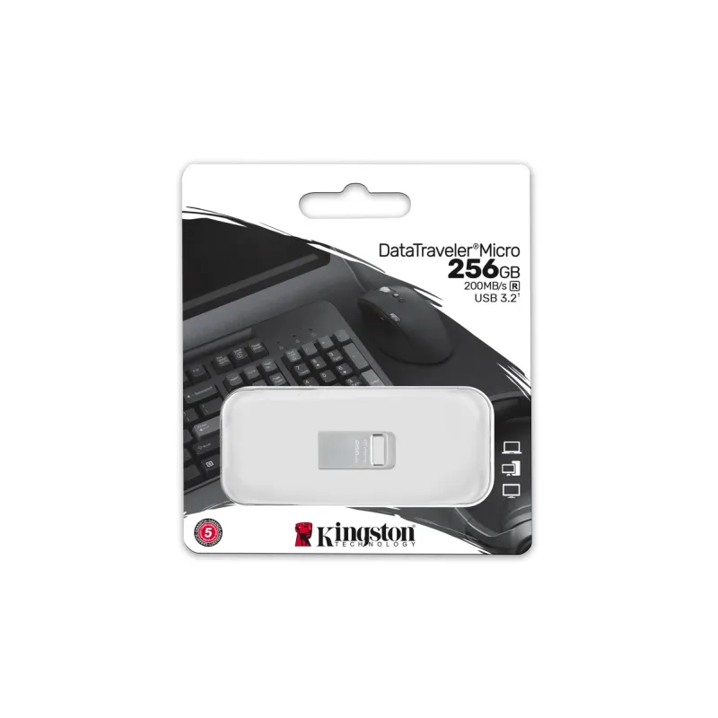 Memory drive flash usb3.2 256g-micro dtmc3g2-256gb kingston