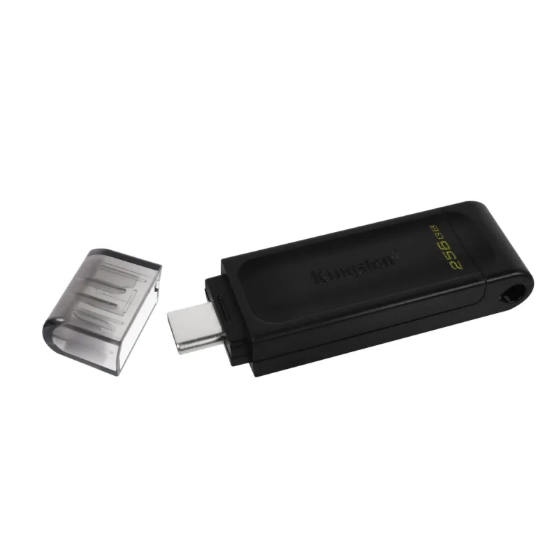 Memory drive flash usb-c 256gb-dt70-256gb kingston
