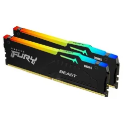 Kingston - Fury Beast RGB - 16 Kit ,8GBx2, GB - DDR5 - 5600 MHz - PC-server - Registered No - ECC No