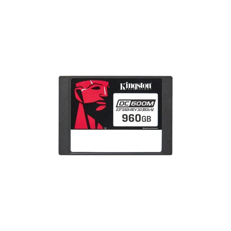 SSD-KINGSTON-DC600M-960 GB-1752xTBW rating-MTBF 2000000 h-Read speed 560 MB-s-Write speed 530 MB-s-Serial ATA