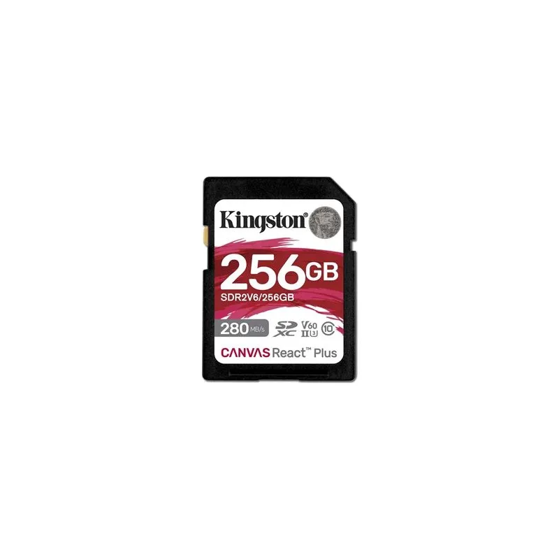 Kingston - Canvas React Plus - 256 GB - SD - Flash memory class 10