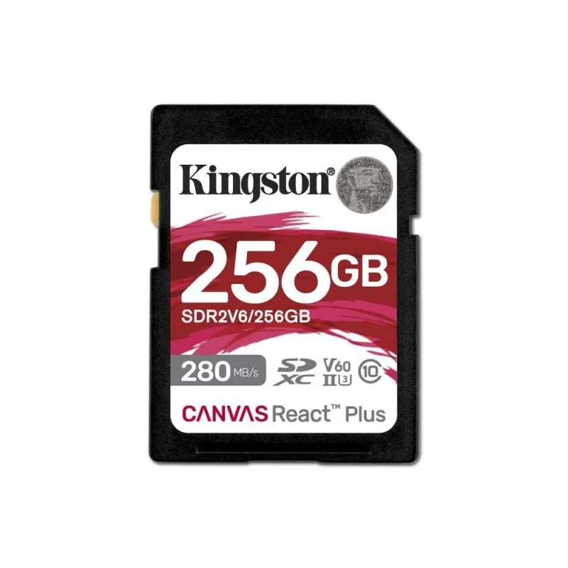 Kingston - Canvas React Plus - 256 GB - SD - Flash memory class 10