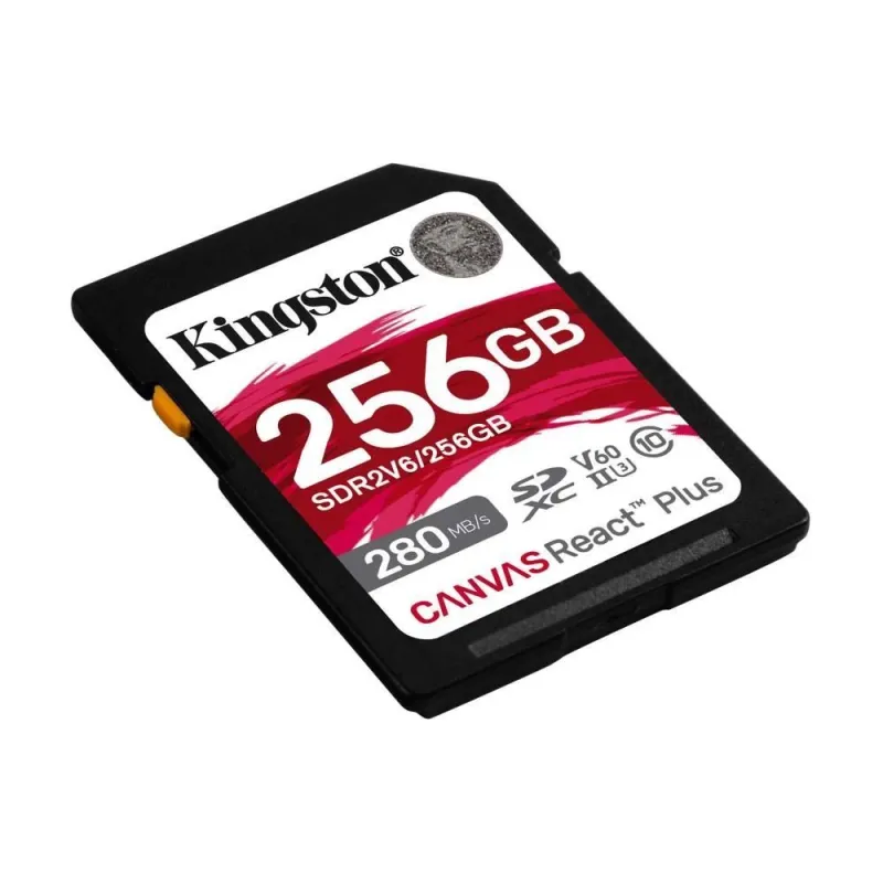 Kingston - Canvas React Plus - 256 GB - SD - Flash memory class 10