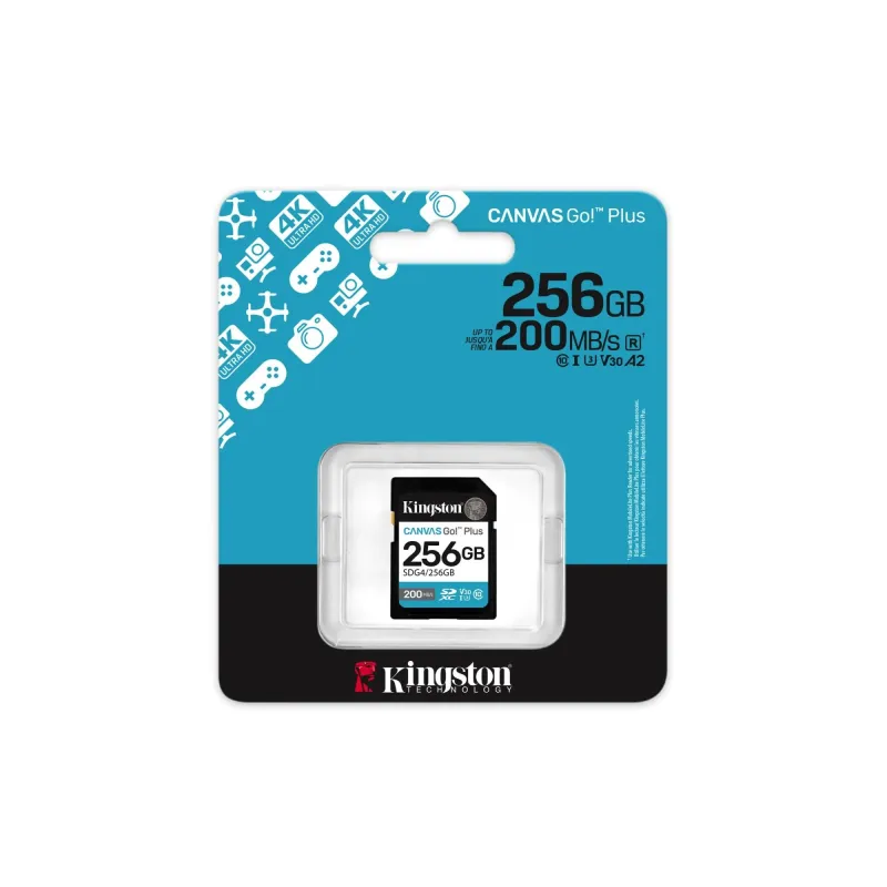 Memory sdxc 256gb uhs-i-sdg4-256gb kingston