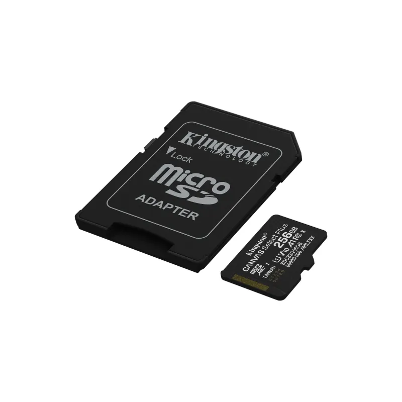 Memory micro sdxc 256gb uhs-i-w-adapter sdcs3-256gb kingston