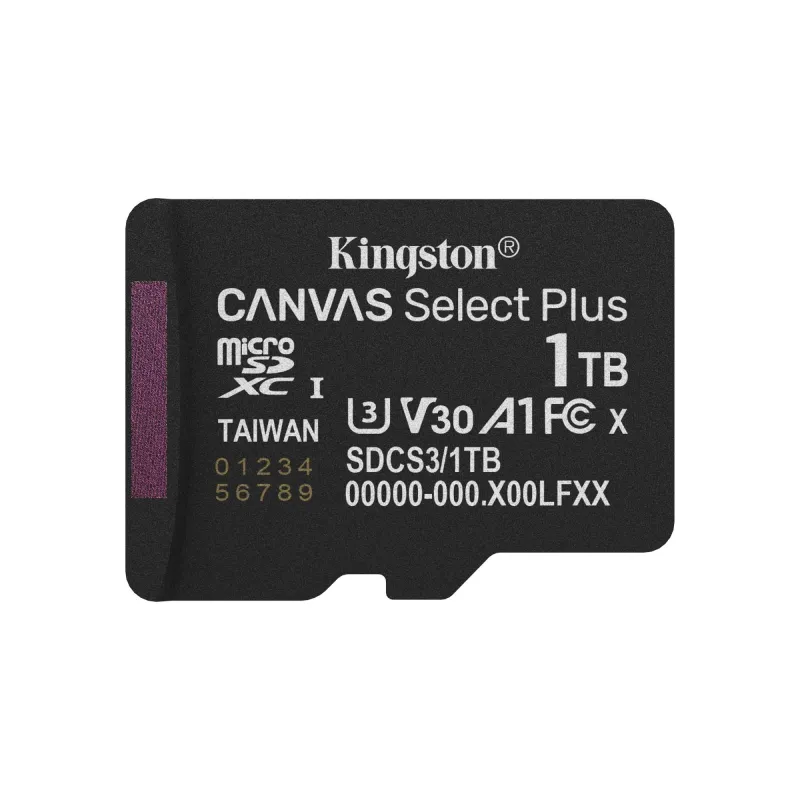Memory micro sdxc 1tb uhs-i-w-adapter sdcs3-1tb kingston