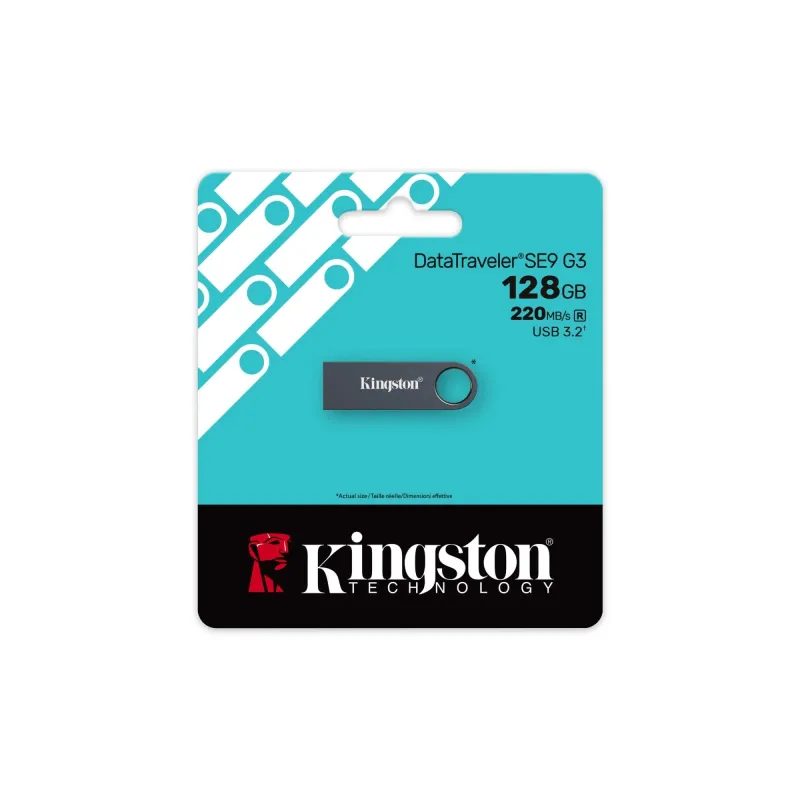 Memory drive flash usb3.2 128g-se9 g3 ke-u2x128-1ac kingston