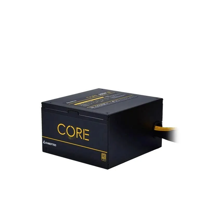 Power Supply-CHIEFTEC-500 Watts-Efficiency 80 PLUS GOLD-PFC Active-BBS-500S