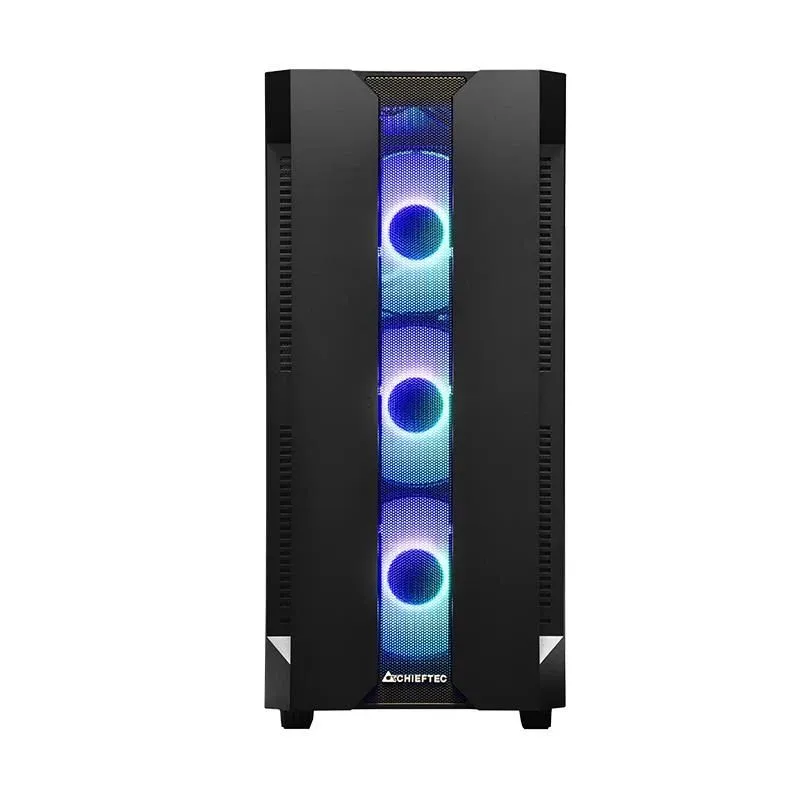 Case-CHIEFTEC-HUNTER-MidiTower-Not included-ATX-MiniITX-Colour Black-GS-01B-OP
