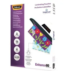 Laminator pouch imagelast-a3 80 100pcs 5306207 fellowes