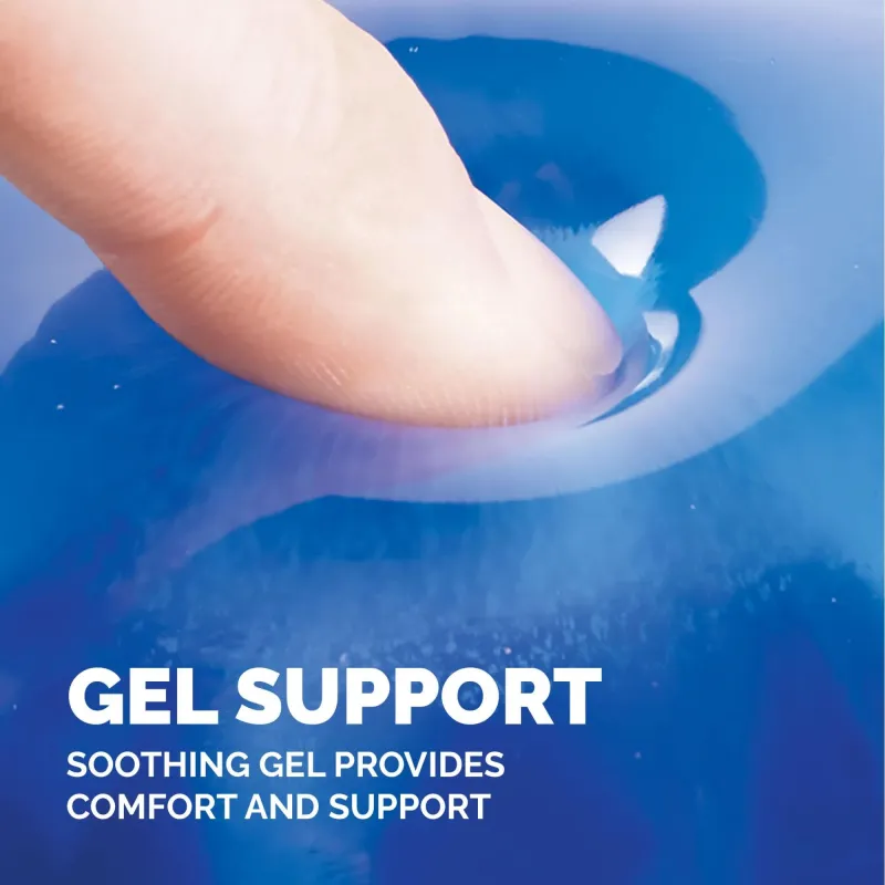 Keyboard acc wrist support-blue 9113709 fellowes