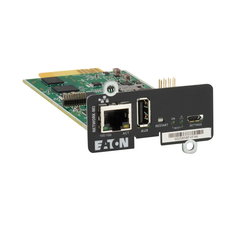 Eaton - Cybersecure Gigabit NETWORK-M3 Card for UPS and PDU - Network-M3
