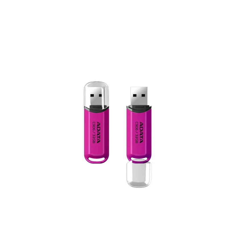 Memory drive flash usb2 32gb-pink ac906-32g-rpp adata
