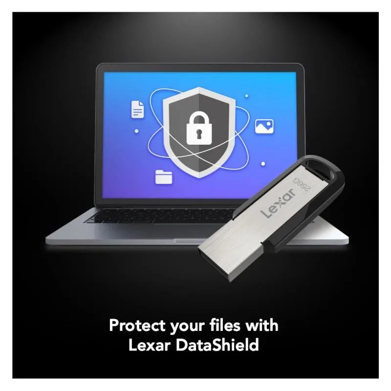 Memory drive flash usb3 256gb-m400 ljdm400256g-bnbng lexar