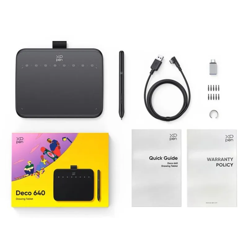 Graphic tablet 16x9cm-deco 640 xppen