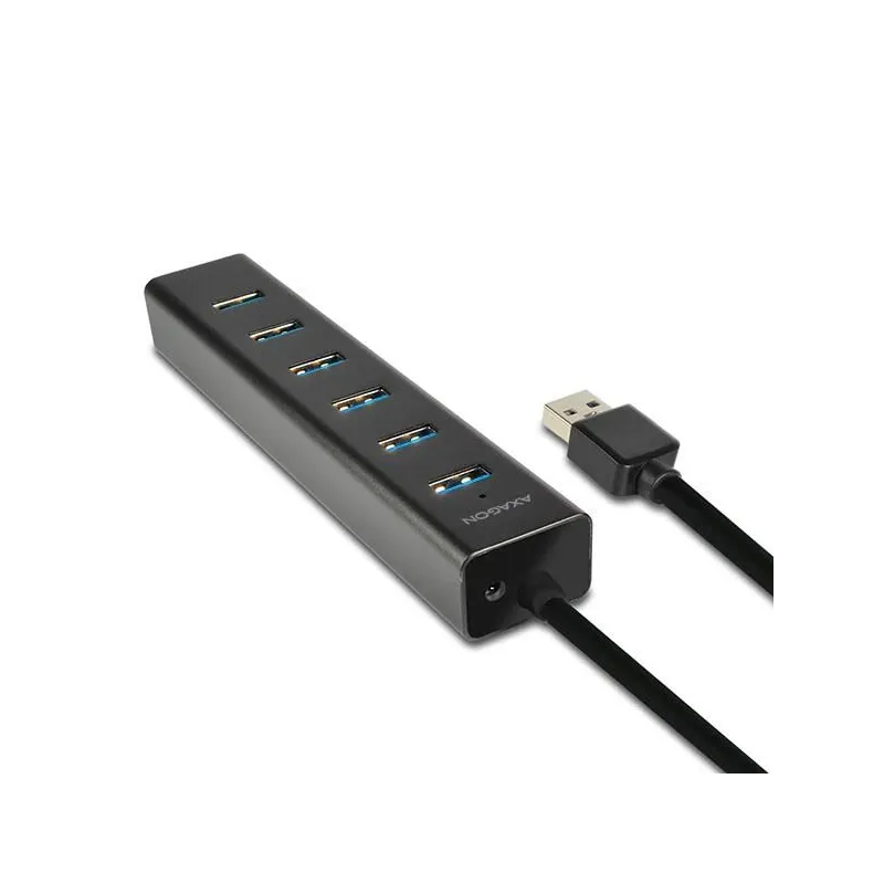 I-o hub usb3.0 7port charging-w-ac 1.2m hue-sa7bp axagon
