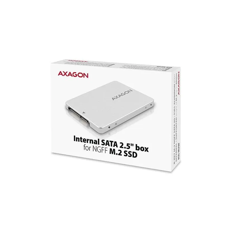 Ssd acc bracket box 2.5-silver rss-m2sd axagon