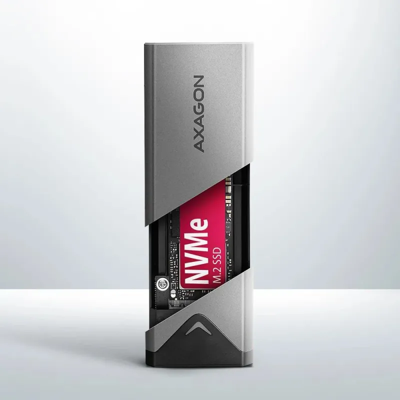 Ssd acc enclosure m.2 nvme-usb-c eem2-ug2 axagon