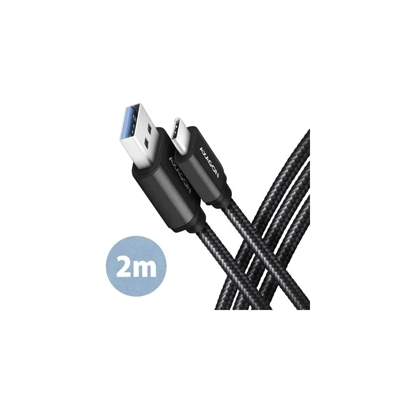 Cable usb-c to usb3.2 2m-black bucm3-am20ab axagon