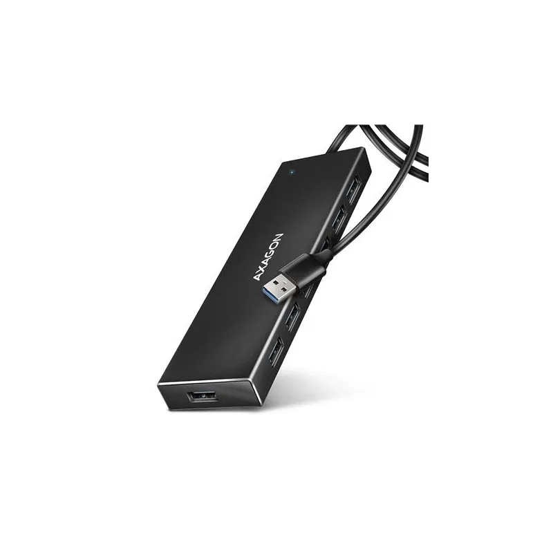 I-o hub usb3.2 7port flat-1m hue-f7a axagon