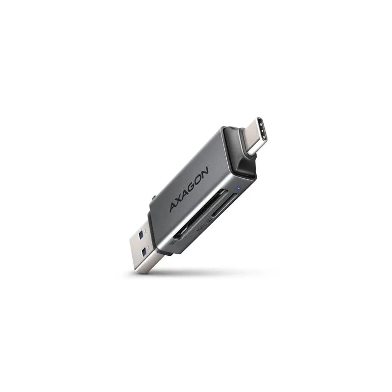 AXAGON Mobile USB 3.2 Gen 1 MINI card reader with USB-C and USB-A connectors - CRE-DAC