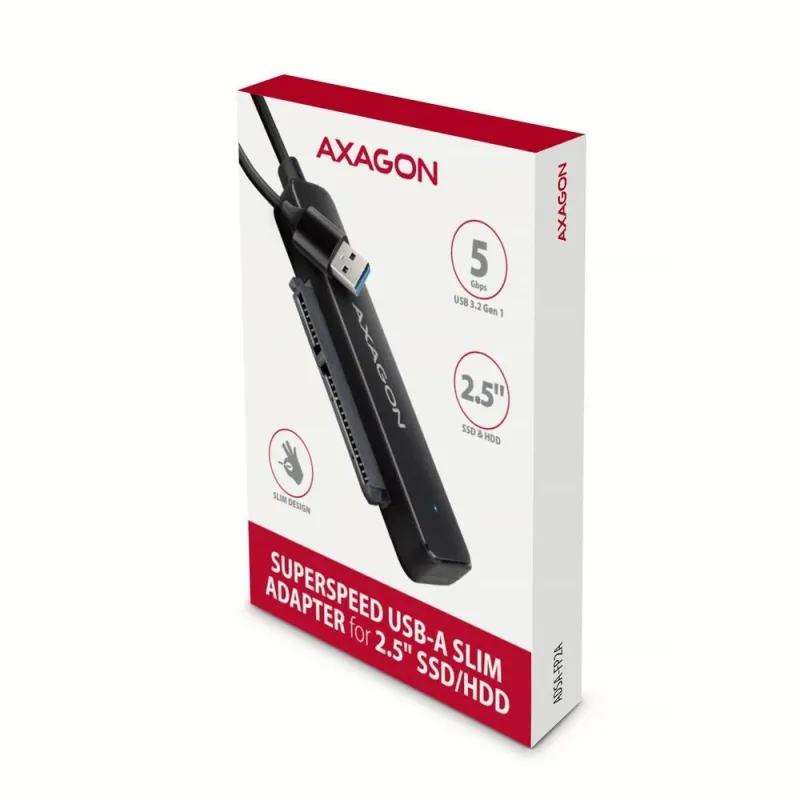 Ssd acc adapter usb3.2-sata-5gbps 0.2m adsa-fp2a axagon