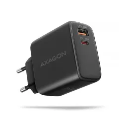Mobile charger wall usb 45w-gan 2port acu-pq45 axagon